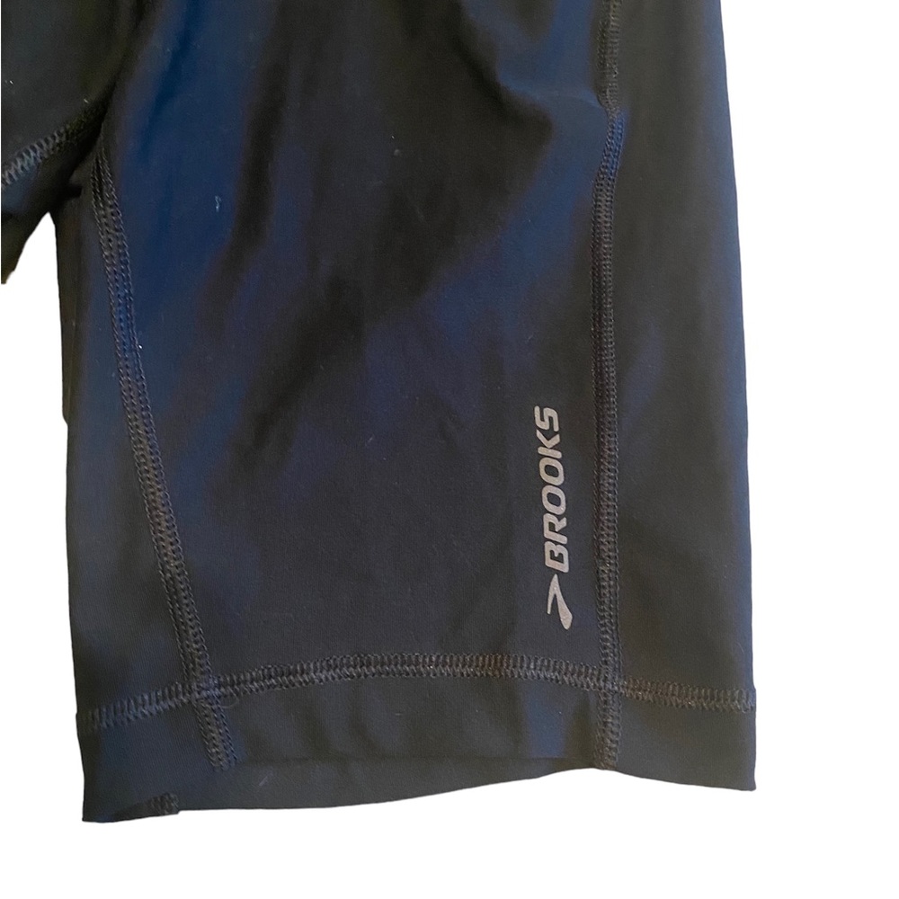 NWOT Brooks Men Compression-Style Running Shorts Black Size Xsmall - Picture 3 of 12